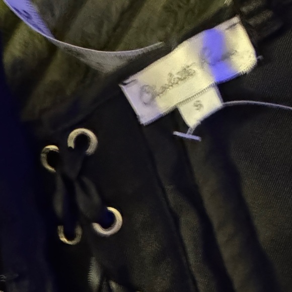 Charlotte Russe Black Bustier black and lace corset - Picture 10 of 12